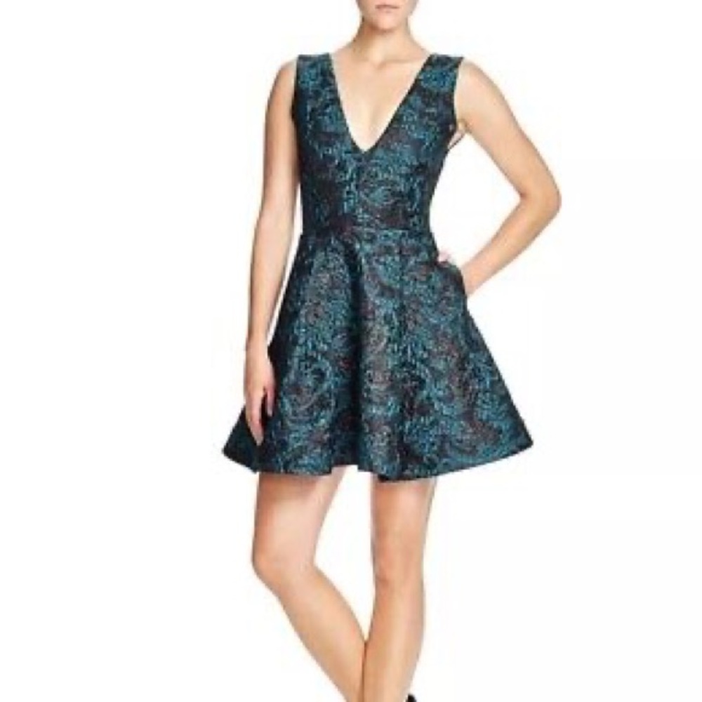 Alice + Olivia Malory Fit & Flare Mini